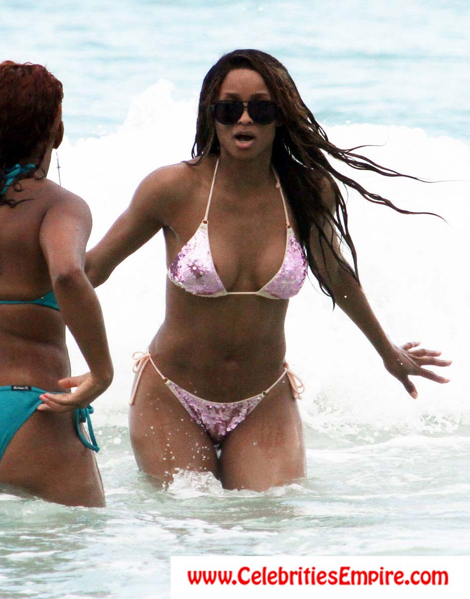 Ciara Oops Nip Slip In A Bikini - Beach Pussy.
